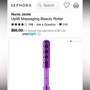 BNIB (never used) Cosmedix Facial Massage Roller.